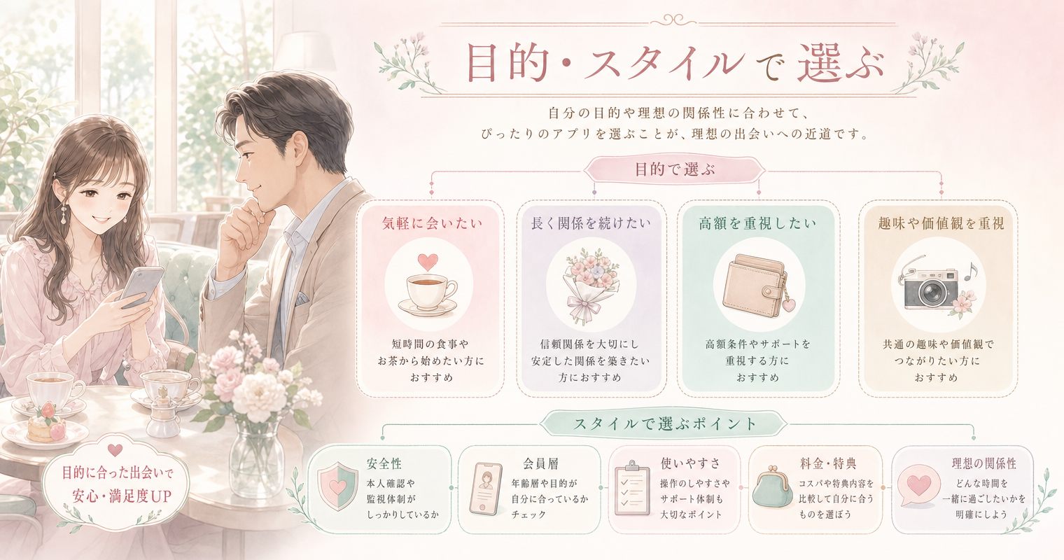 目的・スタイルで選ぶ
